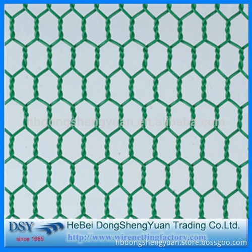 pvc coated rabbit cage wire/Best price!Galvanized Hexagonal wire netting/Chicken wire mesh
